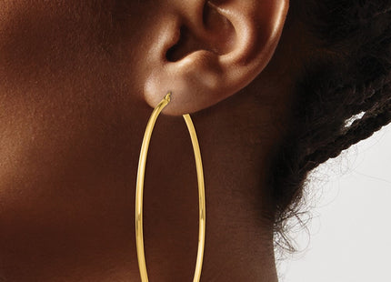 14k Yellow Gold Earrings Style TF549 - Classique Jewelry Inc.