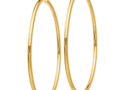 14k Yellow Gold Earrings Style TF551 - Classique Jewelry Inc.