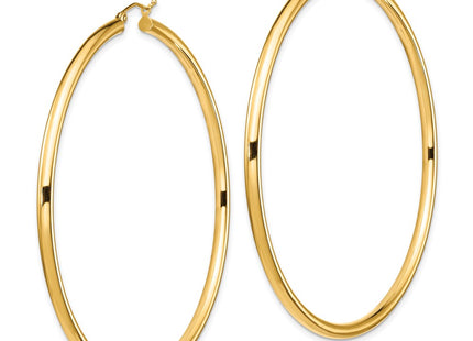 14k Yellow Gold Earrings Style TF552L - Classique Jewelry Inc.