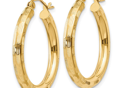 14k Yellow Gold Earrings Style TF554 - Classique Jewelry Inc.
