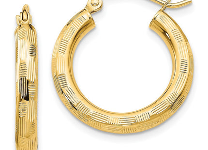 14k Yellow Gold Earrings Style TF555 - Classique Jewelry Inc.