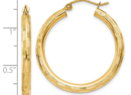 14k Yellow Gold Earrings Style TF556 - Classique Jewelry Inc.