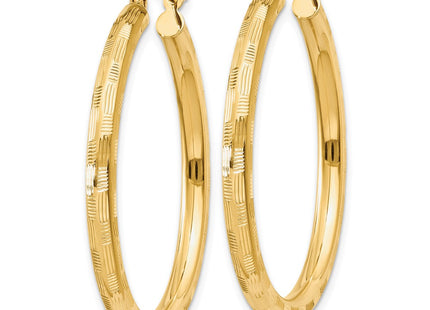 14k Yellow Gold Earrings Style TF557 - Classique Jewelry Inc.