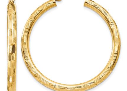14k Yellow Gold Earrings Style TF557 - Classique Jewelry Inc.