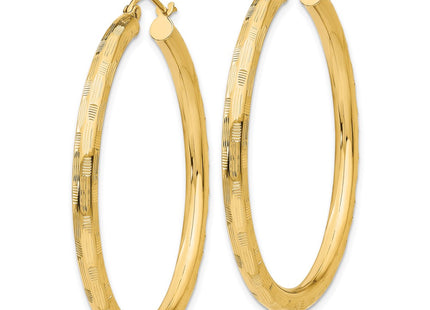 14k Yellow Gold Earrings Style TF558 - Classique Jewelry Inc.