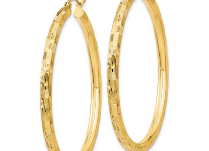 14k Yellow Gold Earrings Style TF559 - Classique Jewelry Inc.
