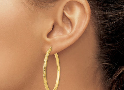 14k Yellow Gold Earrings Style TF559 - Classique Jewelry Inc.