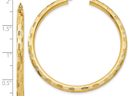14k Yellow Gold Earrings Style TF559 - Classique Jewelry Inc.