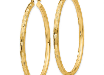 14k Yellow Gold Earrings Style TF560 - Classique Jewelry Inc.