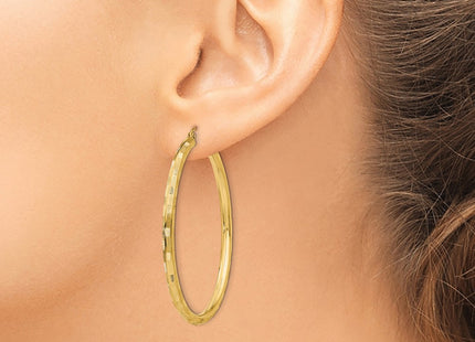 14k Yellow Gold Earrings Style TF560 - Classique Jewelry Inc.