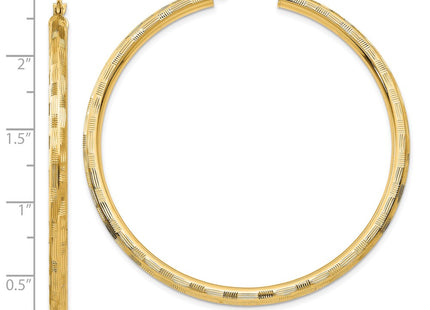 14k Yellow Gold Earrings Style TF561 - Classique Jewelry Inc.