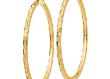 14k Yellow Gold Earrings Style TF562 - Classique Jewelry Inc.