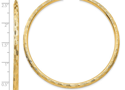 14k Yellow Gold Earrings Style TF562 - Classique Jewelry Inc.