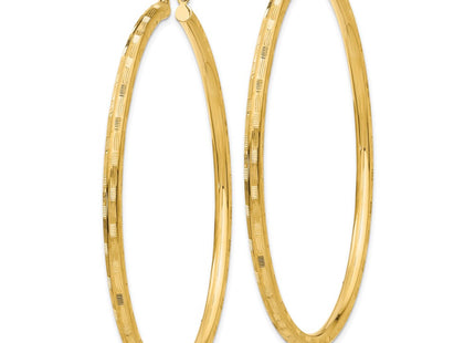14k Yellow Gold Earrings Style TF563 - Classique Jewelry Inc.