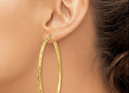 14k Yellow Gold Earrings Style TF563 - Classique Jewelry Inc.