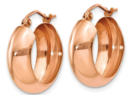 14k Rose Gold Earrings Style TF572 - Classique Jewelry Inc.