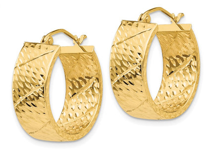 14k Yellow Gold Earrings Style TF579 - Classique Jewelry Inc.