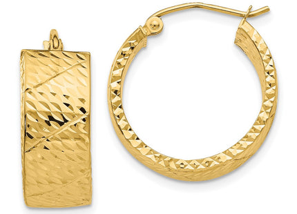 14k Yellow Gold Earrings Style TF579 - Classique Jewelry Inc.
