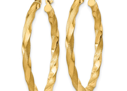 14k Yellow Gold Earrings Style TF593 - Classique Jewelry Inc.