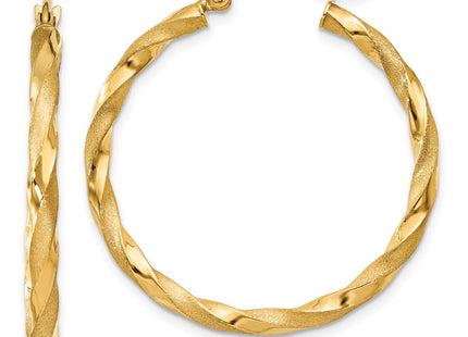 14k Yellow Gold Earrings Style TF593 - Classique Jewelry Inc.