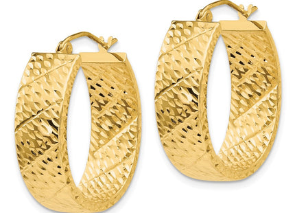 14k Yellow Gold Earrings Style TF597 - Classique Jewelry Inc.