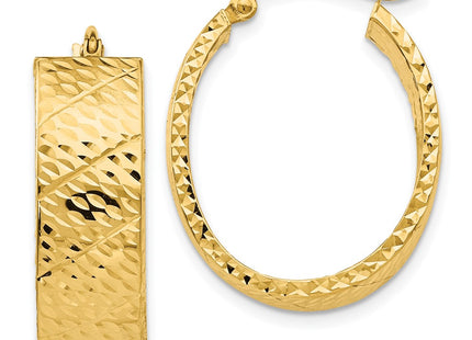 14k Yellow Gold Earrings Style TF597 - Classique Jewelry Inc.