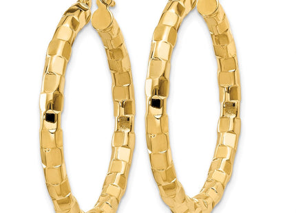 14k Yellow Gold Earrings Style TF602 - Classique Jewelry Inc.