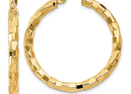 14K gold hoop earrings