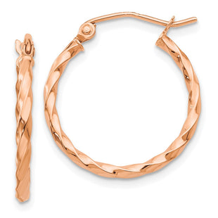 14k Rose Gold Earrings Style TF604 - Classique Jewelry Inc.