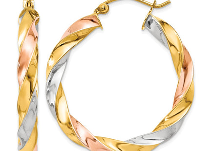14K gold hoop earrings