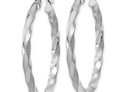 14k White Gold Earrings Style TF676 - Classique Jewelry Inc.