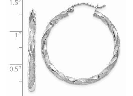 14k White Gold Earrings Style TF676 - Classique Jewelry Inc.