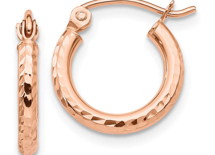 14k Rose Gold Earrings Style TF680 - Classique Jewelry Inc.