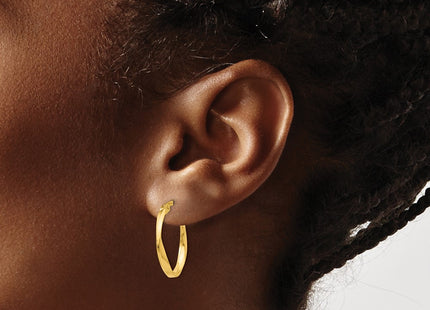 14k Yellow Gold Earrings Style TF683 - Classique Jewelry Inc.