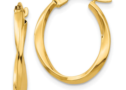 14k Yellow Gold Earrings Style TF683 - Classique Jewelry Inc.