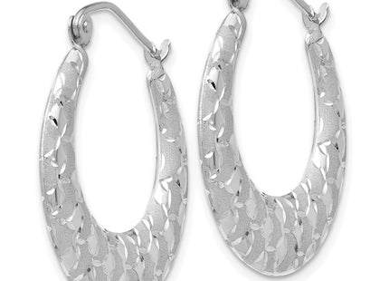 14k White Gold Earrings Style TF727 - Classique Jewelry Inc.