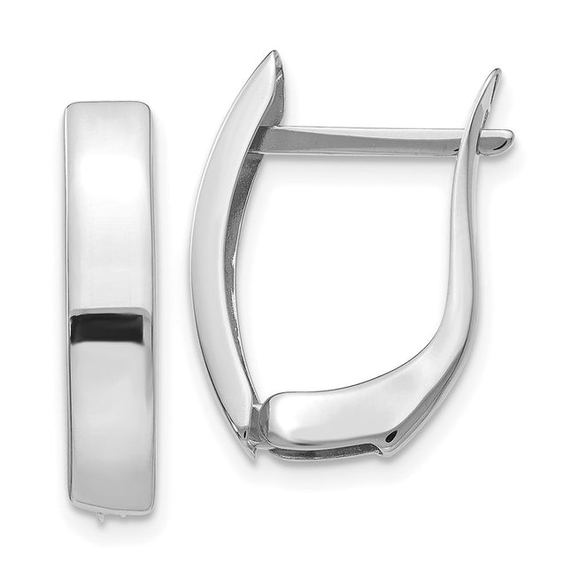 14k White Gold Earrings Style TF771 - Classique Jewelry Inc.