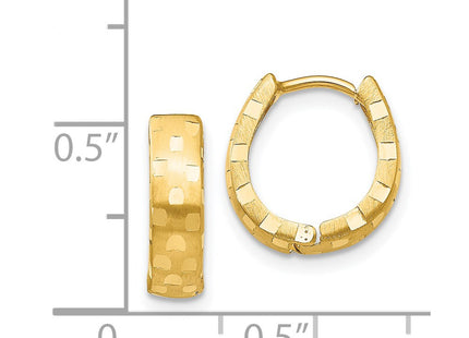 14k Yellow Gold Earrings Style TF773 - Classique Jewelry Inc.