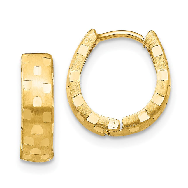 14k Yellow Gold Earrings Style TF773 - Classique Jewelry Inc.