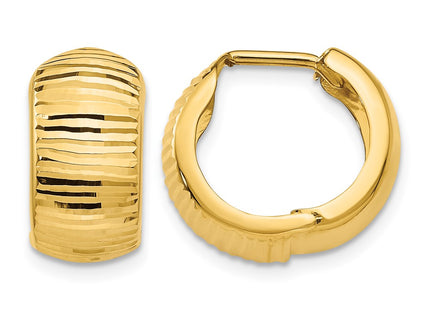 14K gold hoop earrings