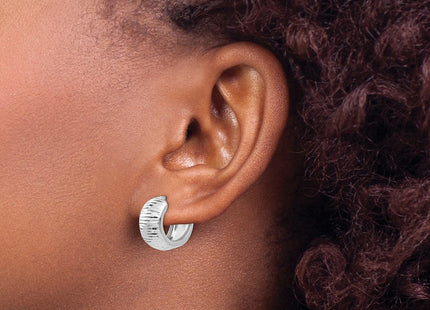 14k White Gold Earrings Style TF779 - Classique Jewelry Inc.