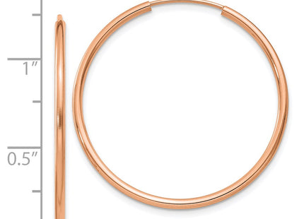 14k Rose Gold Earrings Style TF786 - Classique Jewelry Inc.