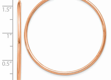 14k Rose Gold Earrings Style TF787 - Classique Jewelry Inc.