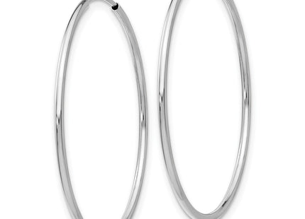 14k White Gold Earrings Style TF795 - Classique Jewelry Inc.
