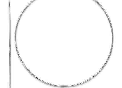 14k White Gold Earrings Style TF799 - Classique Jewelry Inc.