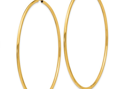 14k Yellow Gold Earrings Style TF802 - Classique Jewelry Inc.