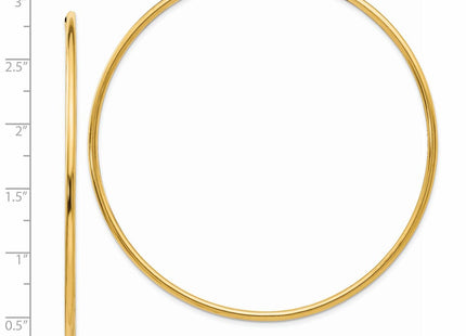 14k Yellow Gold Earrings Style TF802 - Classique Jewelry Inc.
