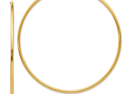 14K gold hoop earrings