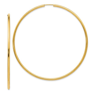 14K Endless Hoop Earrings (Style TF802)