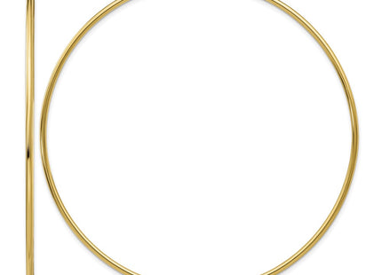 14K gold hoop earrings